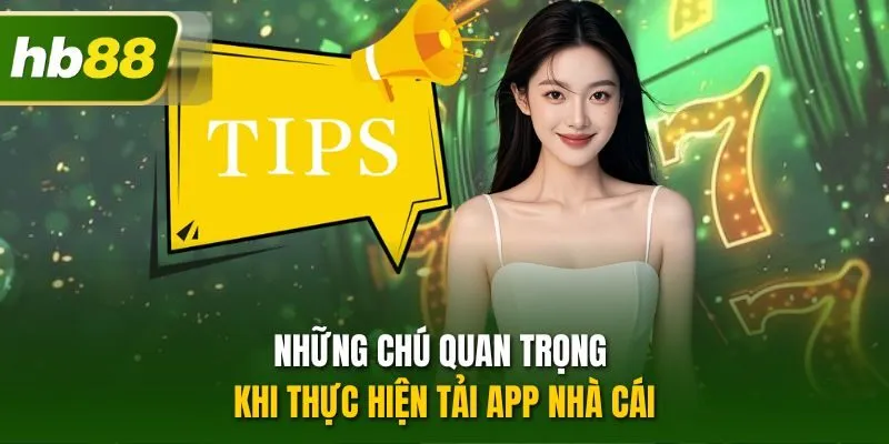 Những chú quan trọng khi thực hiện tải app nhà cái